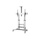 LOGILINK BP0084 TV monitor cart 60-100inch height adjustable 100kg max.