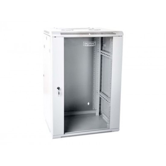 DIGITUS DN-WD19 12U/600 Wallmount cabinet 12U double section 600x6000mm grey RAL 7035