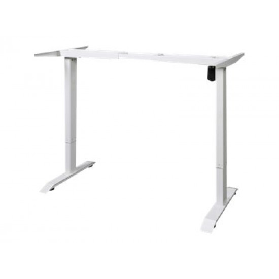 DIGITUS Electric Height Adjustable Desk Frame single motor white