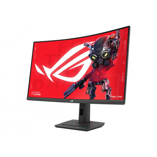 ASUS ROG Strix XG32WCMS 31.5inch Fast VA WLED Curved 1500R WQHD 16:9 280Hz 350cd/m2 1ms HDMI DP USB-C Black