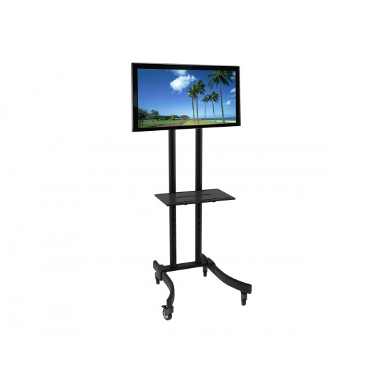 TECHLY Mobile TV stand/trolley for LED/LCD/PDP 32-70inch 40kg with shelf