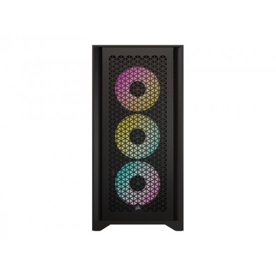 CORSAIR iCUE 4000D RGB Airflow Tempered Glass Mid-Tower Black