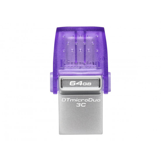 KINGSTON 64GB DataTraveler microDuo 3C 200MB/s dual USB-A + USB-C