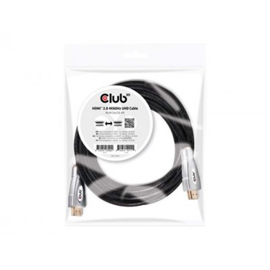 CLUB 3D HDMI 2.0 4K60Hz UHD cable 5m