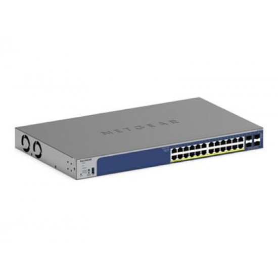 NETGEAR 24P GE POE+ Smart Switch W/10G SFP+ GS728TXPV3