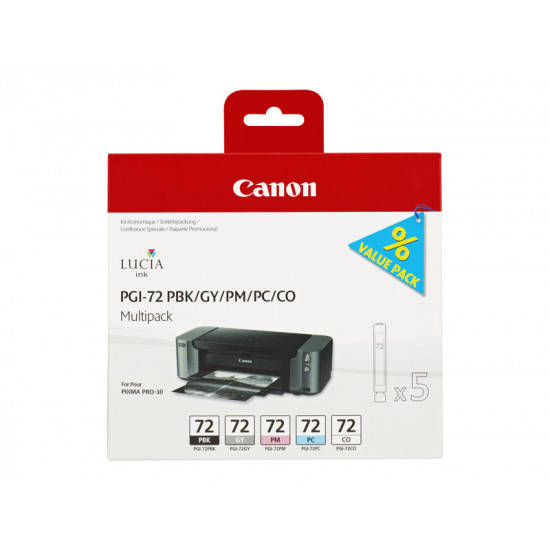 CANON PGI-72 PBK/GY/PM/PC/CO Multi for PIXMA-PRO 10