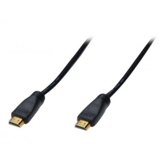 ASSMANN HDMI High Speed connection cable type A w amp. M M 40.0m Full HD CE gold bl