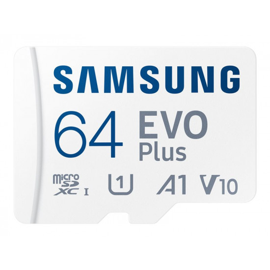 SAMSUNG EVO PLUS microSD 64GB Class10 Read up to 130MB/s