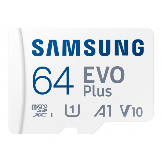 SAMSUNG EVO PLUS microSD 64GB Class10 Read up to 130MB/s