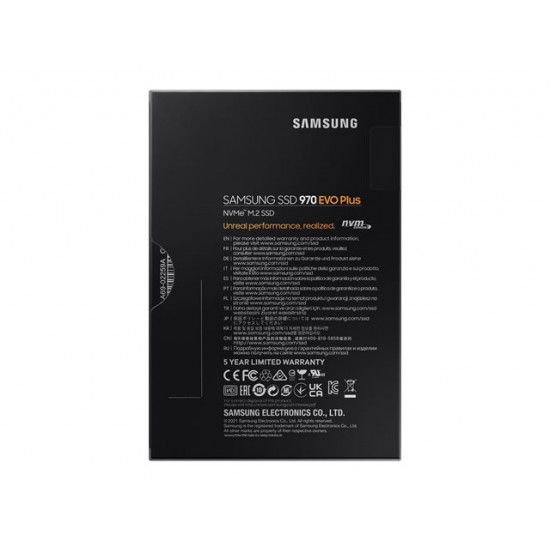 SAMSUNG 970 EVO Plus SSD 250GB NVMe M.2 internal