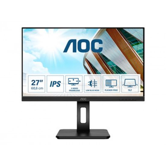 AOC 27P2Q 27inch full HD monitors USB VGA DVI HDMI