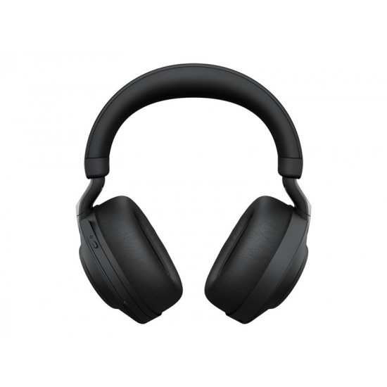 JABRA Evolve2 85 UC Stereo Headset full size Bluetooth wireless wired active noise cancelling 3.5 mm jack noise isolating black