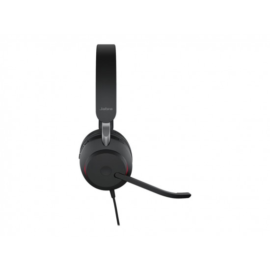 JABRA Evolve2 40 SE UC Stereo Headset on-ear wired USB-C noise isolating Optimised for UC