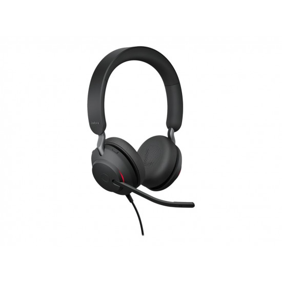 JABRA Evolve2 40 SE UC Stereo Headset on-ear wired USB-C noise isolating Optimised for UC