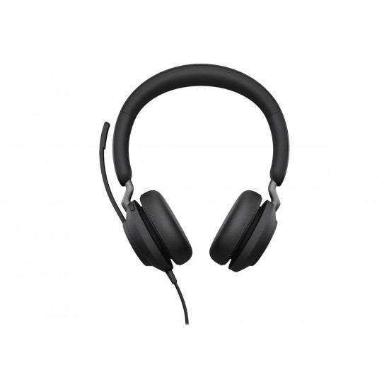 JABRA Evolve2 40 SE UC Stereo Headset on-ear wired USB-C noise isolating Optimised for UC