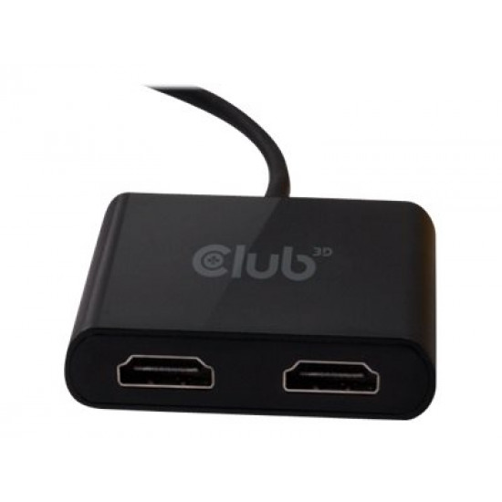 CLUB 3D USB-A to HDMI 2.0 Dual 4K 60Hz