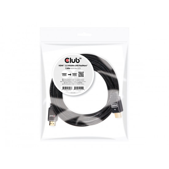 CLUB 3D HDMI 2.0 4K60Hz RedMere cable 10m