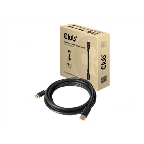 CLUB 3D DISPLAYPORT 1.4 M/M 4M 8K HBR3