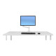 ERGOTRON LX desk mount LCD Arm no grommet mount bright white texture