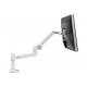 ERGOTRON LX desk mount LCD Arm no grommet mount bright white texture