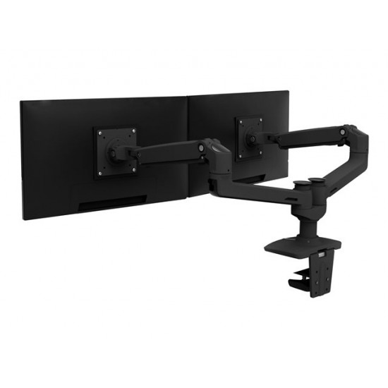 ERGOTRON LX Dual Side-by-Side Arm Matte Black