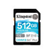 KINGSTON 512GB SDXC Canvas Go Plus 170R C10 UHS-I U3 V30