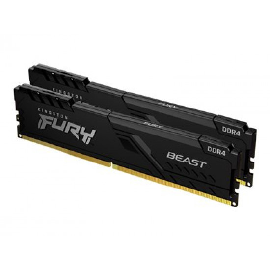 KINGSTON 16GB 3600MHz DDR4 CL17 DIMM Kit of 2 FURY Beast Black