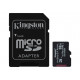 KINGSTON 32GB microSDHC Industrial C10 A1 pSLC Card + SD Adapter