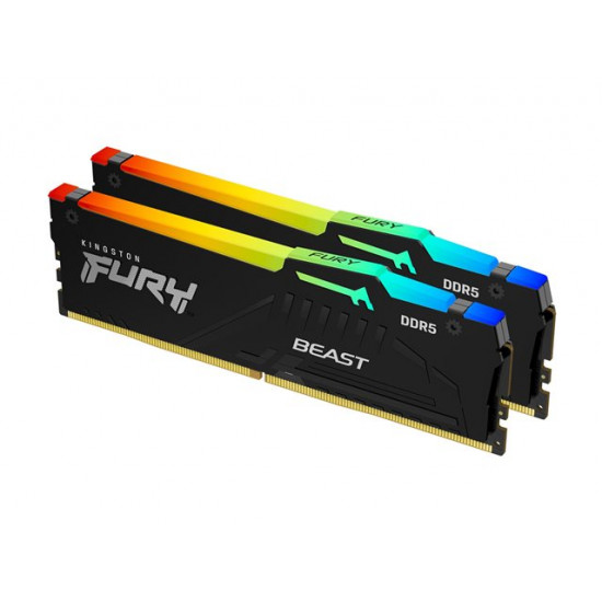 KINGSTON 32GB 5600MHz DDR5 CL40 DIMM Kit of 2 FURY Beast RGB