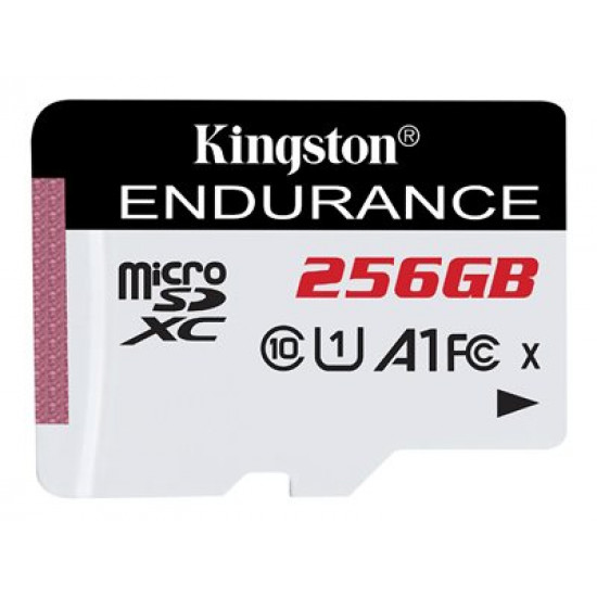 KINGSTON 256GB microSDXC Endurance 95R/45W C10 A1 UHS-I Card Only