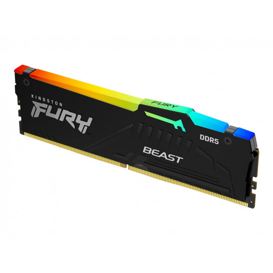 KINGSTON 8GB 6000MT/s DDR5 CL30 DIMM FURY Beast RGB EXPO