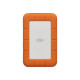 LACIE RUGGED 1TB USB-C USB3.0 Drop crush and rain-resistant for all terrain use orange