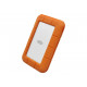 LACIE RUGGED 1TB USB-C USB3.0 Drop crush and rain-resistant for all terrain use orange