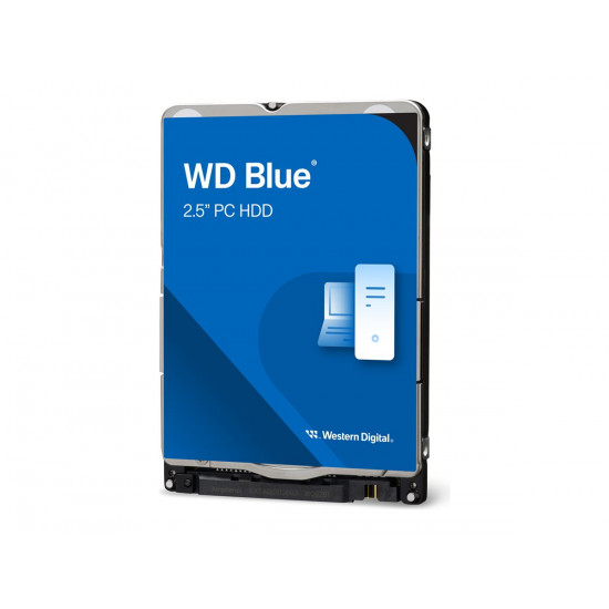 WD Blue Mobile 2TB HDD 7mm 5400Rpm SATA 6Gb/s serial ATA 128MB cache 2.5inch RoHS compliant internal Bulk