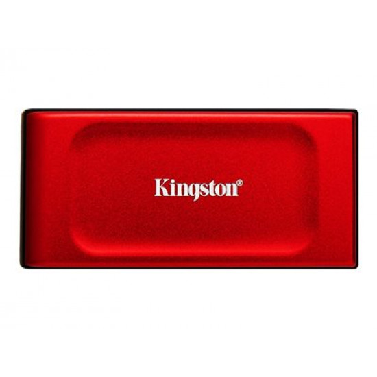 KINGSTON XS1000R 2TB SSD Pocket-Sized USB 3.2 Gen 2 External Solid State Drive Red