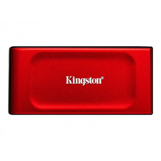 KINGSTON XS1000R 2TB SSD Pocket-Sized USB 3.2 Gen 2 External Solid State Drive Red