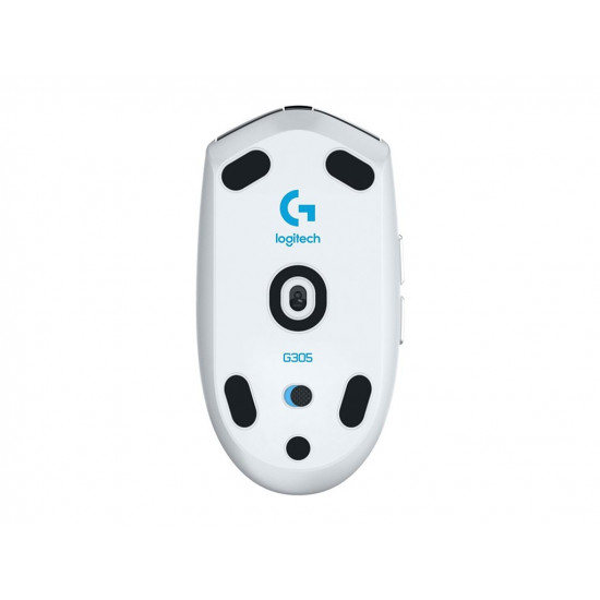 LOGITECH G G305 Mouse optical 6 buttons wireless 2.4 GHz USB wireless receiver white