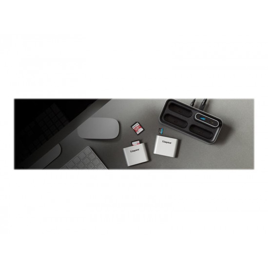 KINGSTON USB3.2 Gen2 Workflow Station Dock w/5G USB-A/C Hub