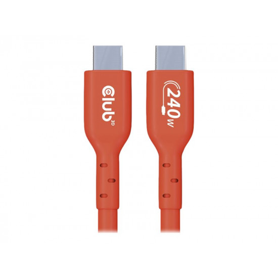 CLUB 3D USB2 Type-C Bi-Directional USB-IF Certified Cable Data 480Mb PD 240W 48V/5A EPR M/M 3m 9.84 ft