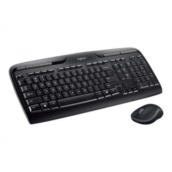 LOGITECH Wireless Combo MK330 Keyboard and mouse set wireless 2.4 GHz QWERTY Nordic black (PAN)