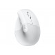 LOGITECH Lift for Mac Vertical mouse ergonomic optical 6 buttons wireless Bluetooth Bolt USB receiver off-white