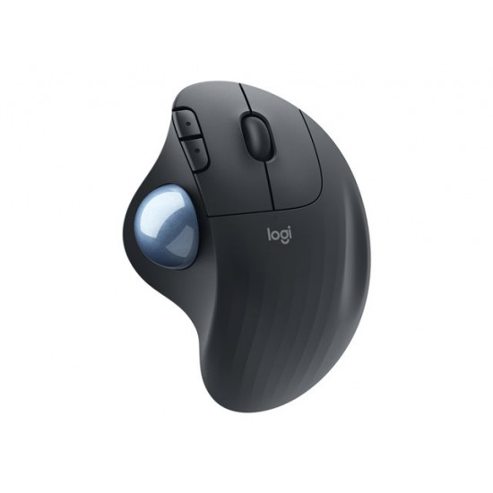 LOGITECH ERGO M575 for Business Trackball right-handed optical 5 buttons wireless Bluetooth Bolt USB receiver graphite