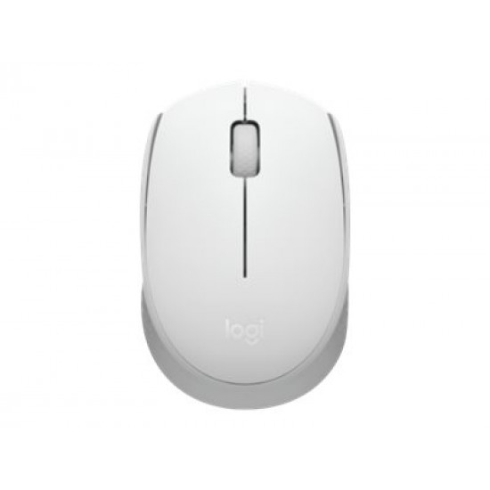 LOGITECH M171 Mouse right and left-handed optical 3 buttons wireless 2.4 GHz USB wireless receiver off-white