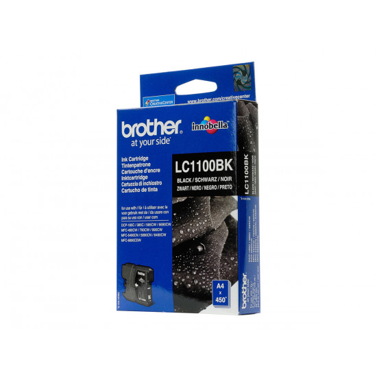 BROTHER LC1100BK ink black standard 450sheets for DCP-185C 385C 585CW 6690CW MFC-490CW 790CW 990CW 5490CN 5890CN 6490CW 8595CW