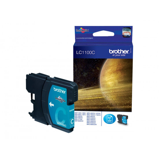 BROTHER LC1100C ink cyan standard 325sheets for DCP-185C 385C 585CW 6690CW MFC-490CW 790CW 990CW 5490CN 5890CN 6490CW 795CW