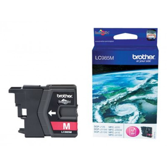 BROTHER LC985M magenta ink for DCP-J125, -J315W, -J515W, MFC-J220, -J265W, -J410, -J415W