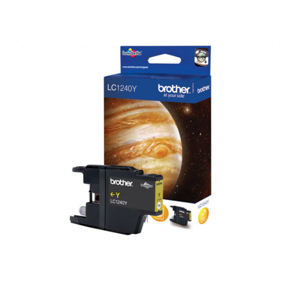 BROTHER LC1240Y Ink yellow 600pages for MFC-J6510DW J6710DW J6910DW J430W J625DW J825DW DCP-J525W J725DW J925DW J5910DW