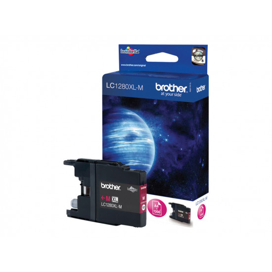 BROTHER LC1280XLM Ink magenta 1200pages for MFCJ6510DW MFCJ6710DW MFCJ6910DW MFC5910DW