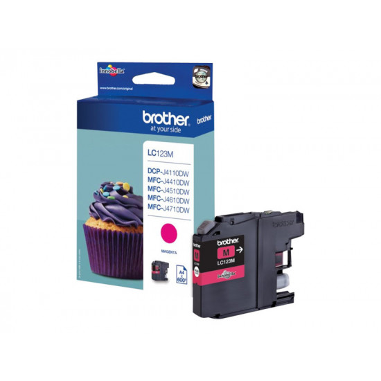 BROTHER LC123M ink magenta 600pages