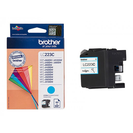 BROTHER LC223C ink cyan 550pages